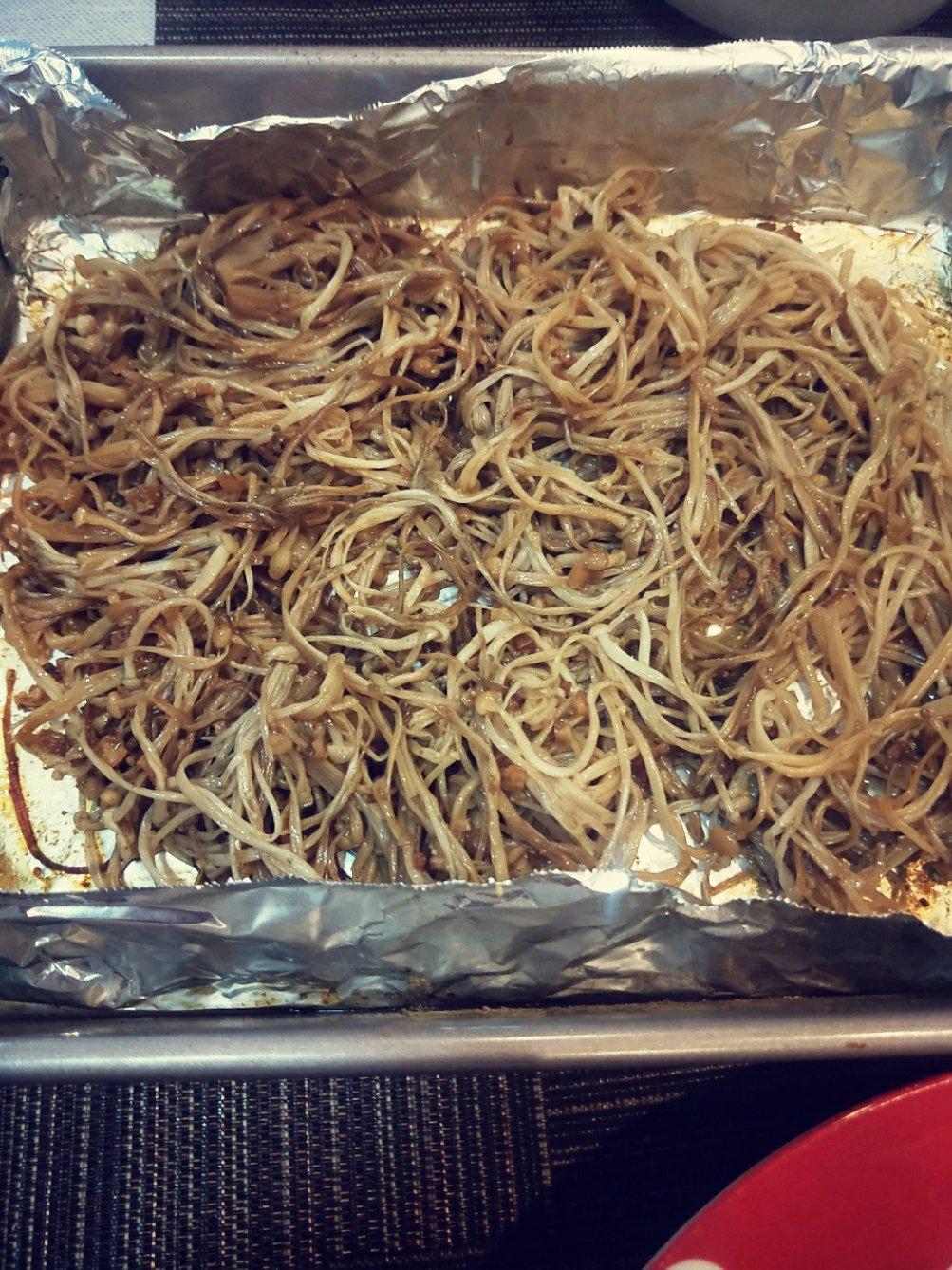 烤箱烤金针菇