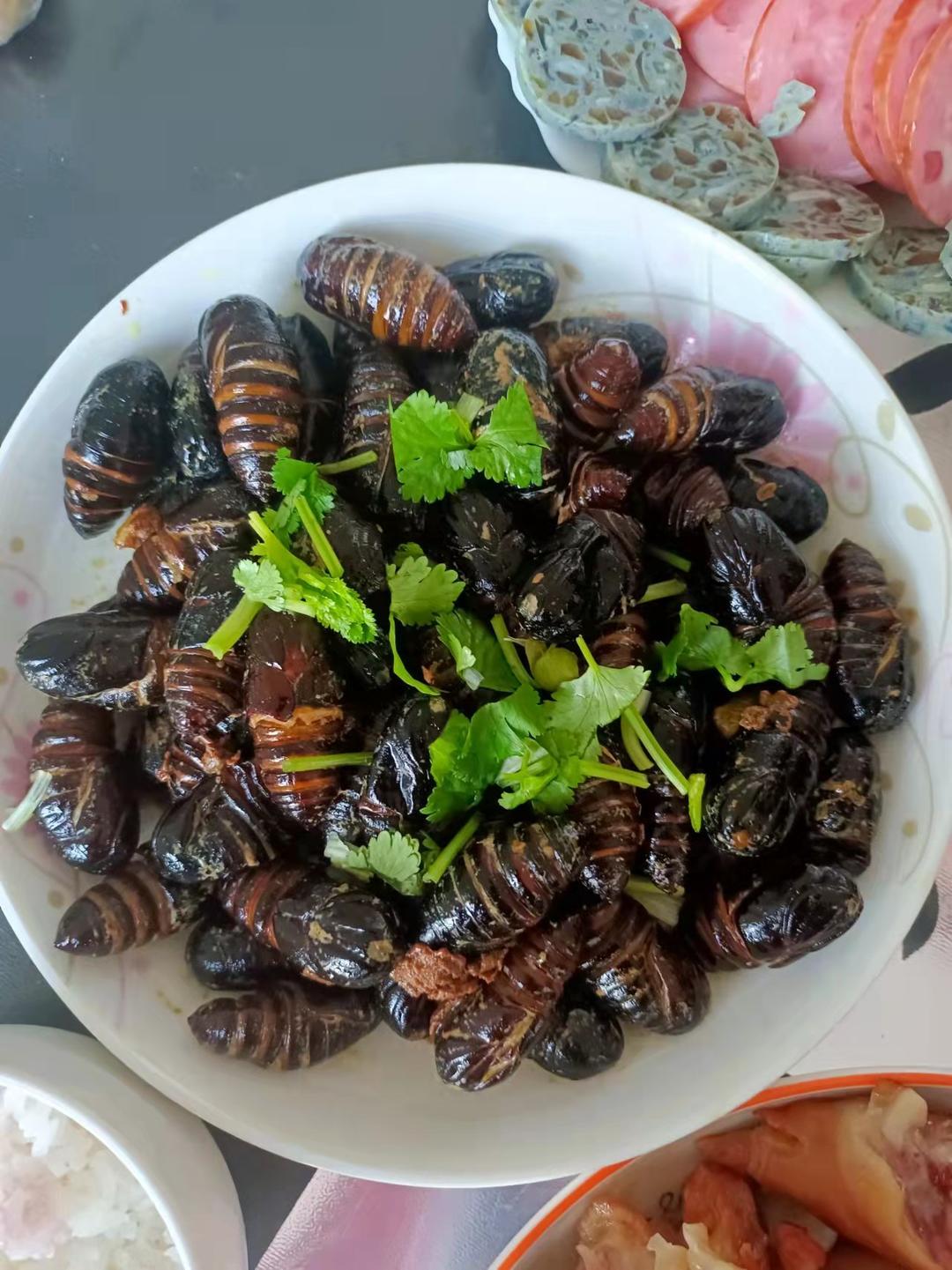 炒蚕蛹（非油炸）