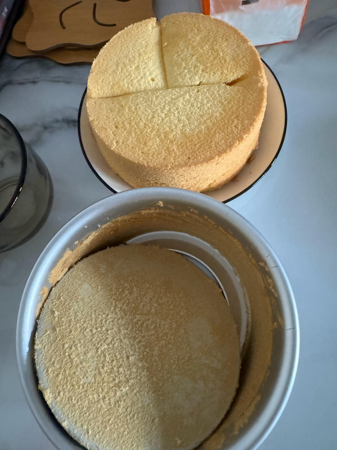 超柔软6寸戚风蛋糕(附8寸配方)零失败 超详细‼️含操作视频