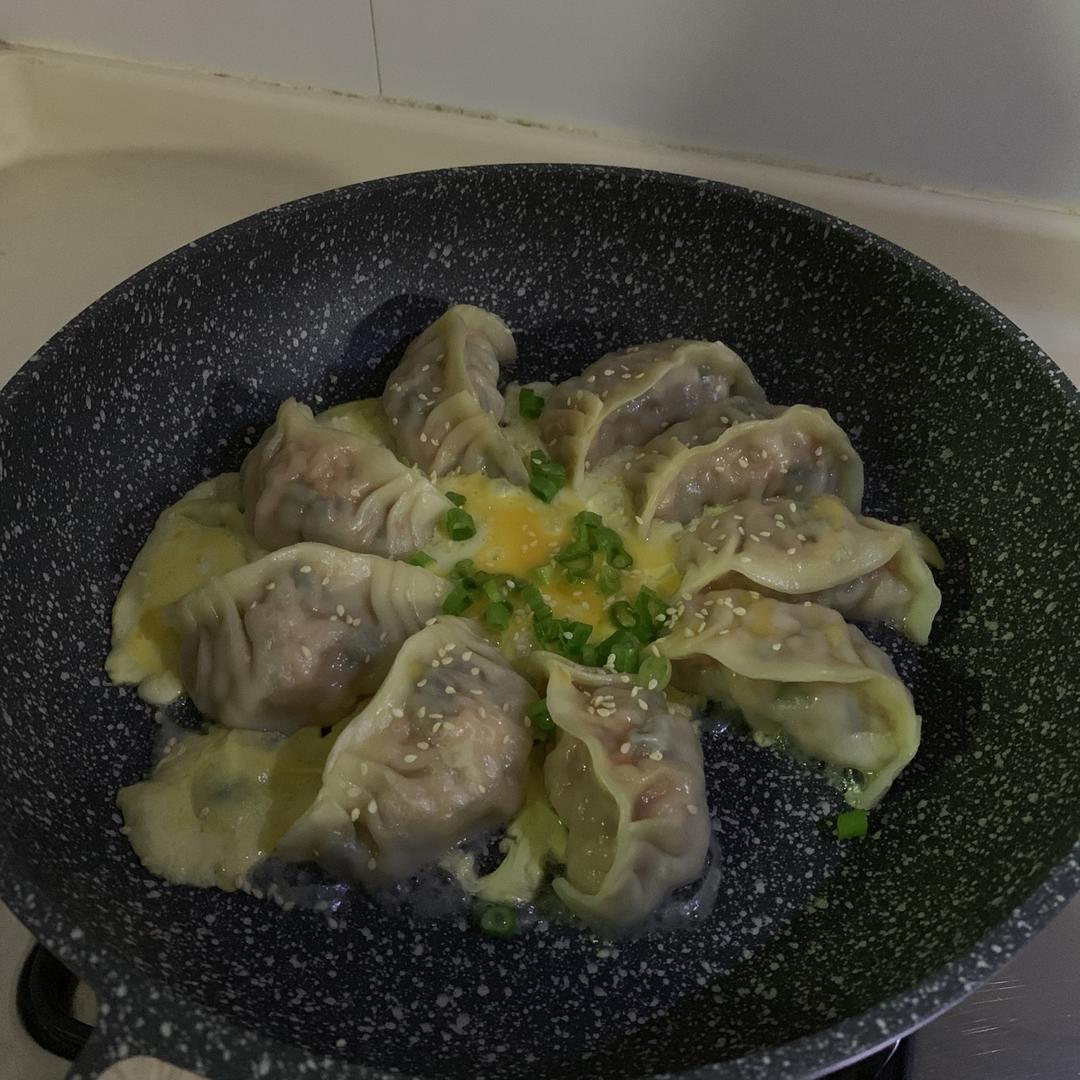 懒人快手抱蛋煎饺