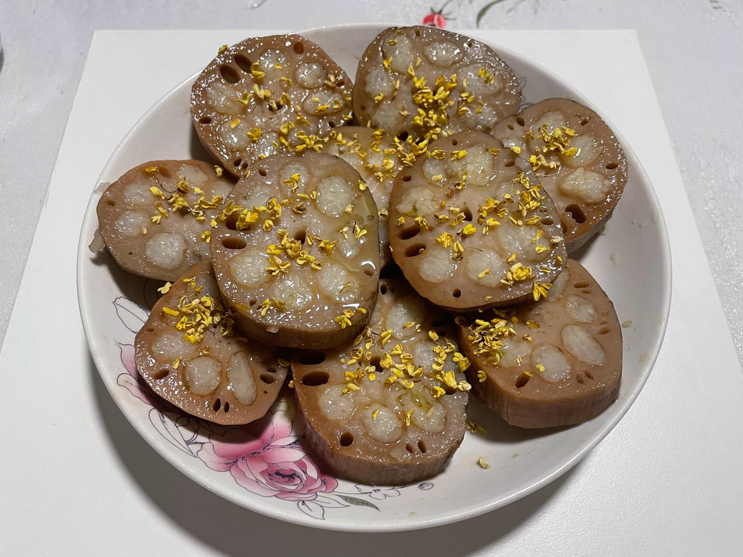 桂花糯米藕年菜必备