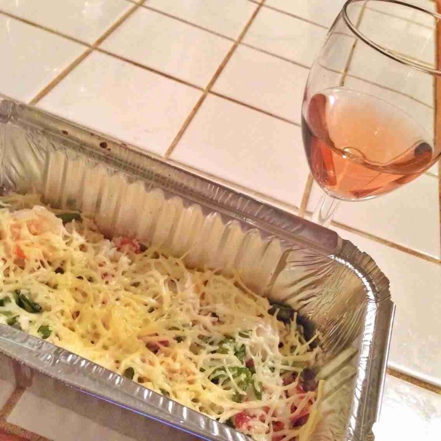 虾仁培根芝士焗饭