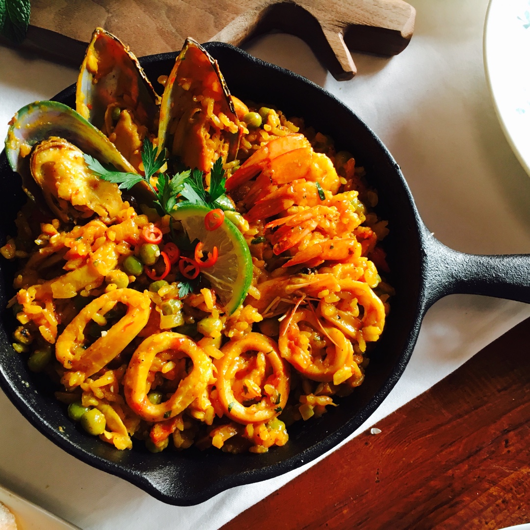 正宗paella 西班牙海鲜饭