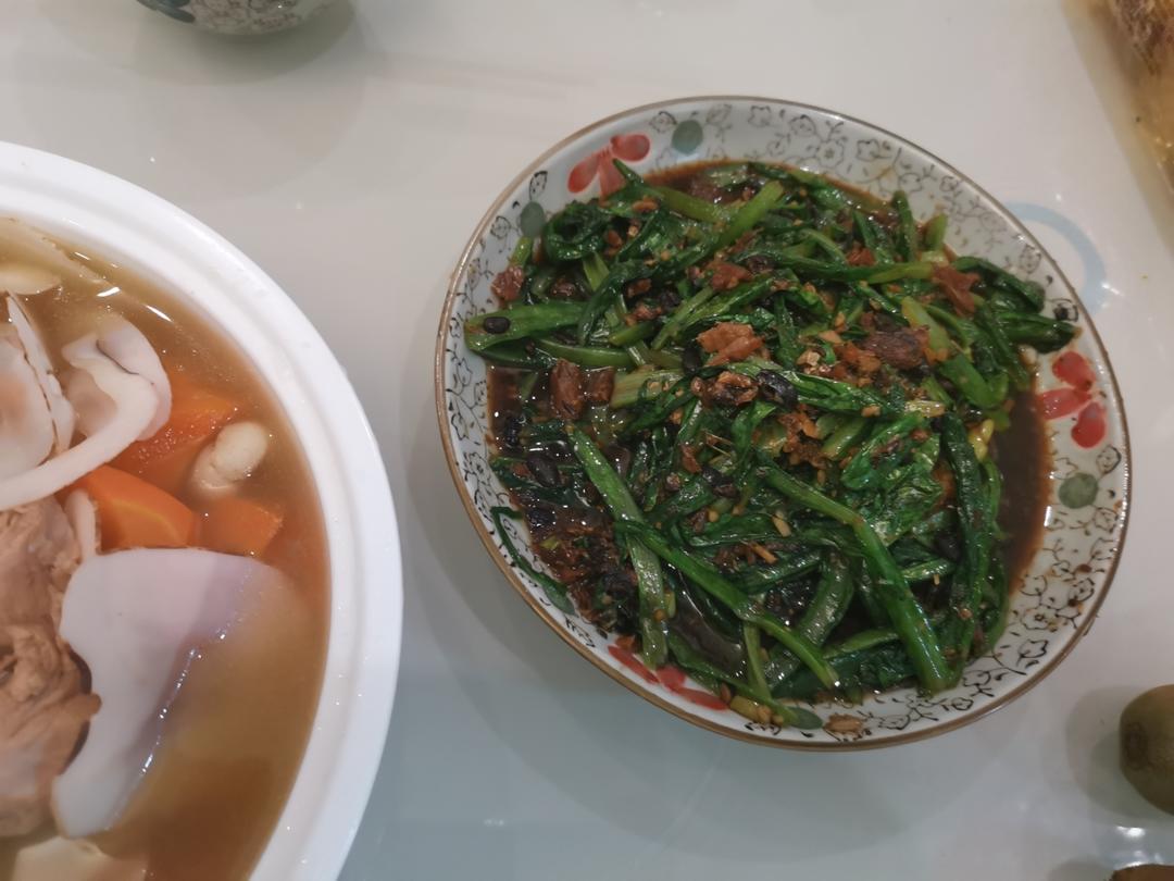 经典粤菜—米饭杀手|豆豉鲮鱼油麦菜