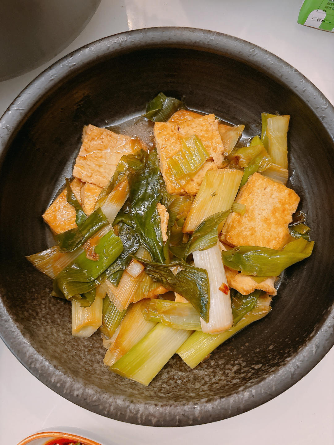 大葱烧豆腐