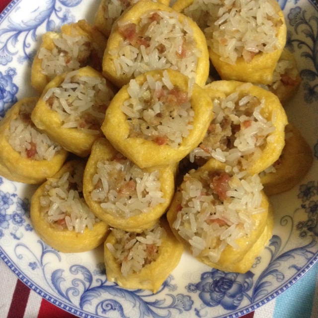 客家糯米酿豆腐