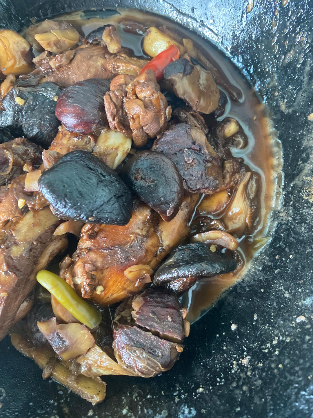 板栗烧鸡家常简单版！