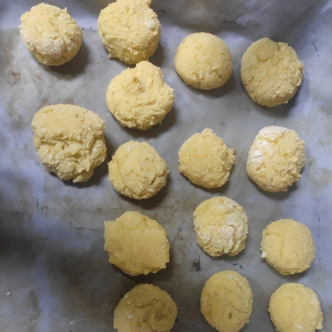 番薯饼（烤箱版 口感似脆皮麻薯）修改了一下方子