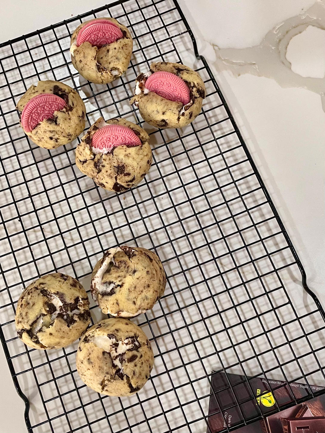 脆皮糯叽叽巧克力曲奇｜下午茶必备超简单