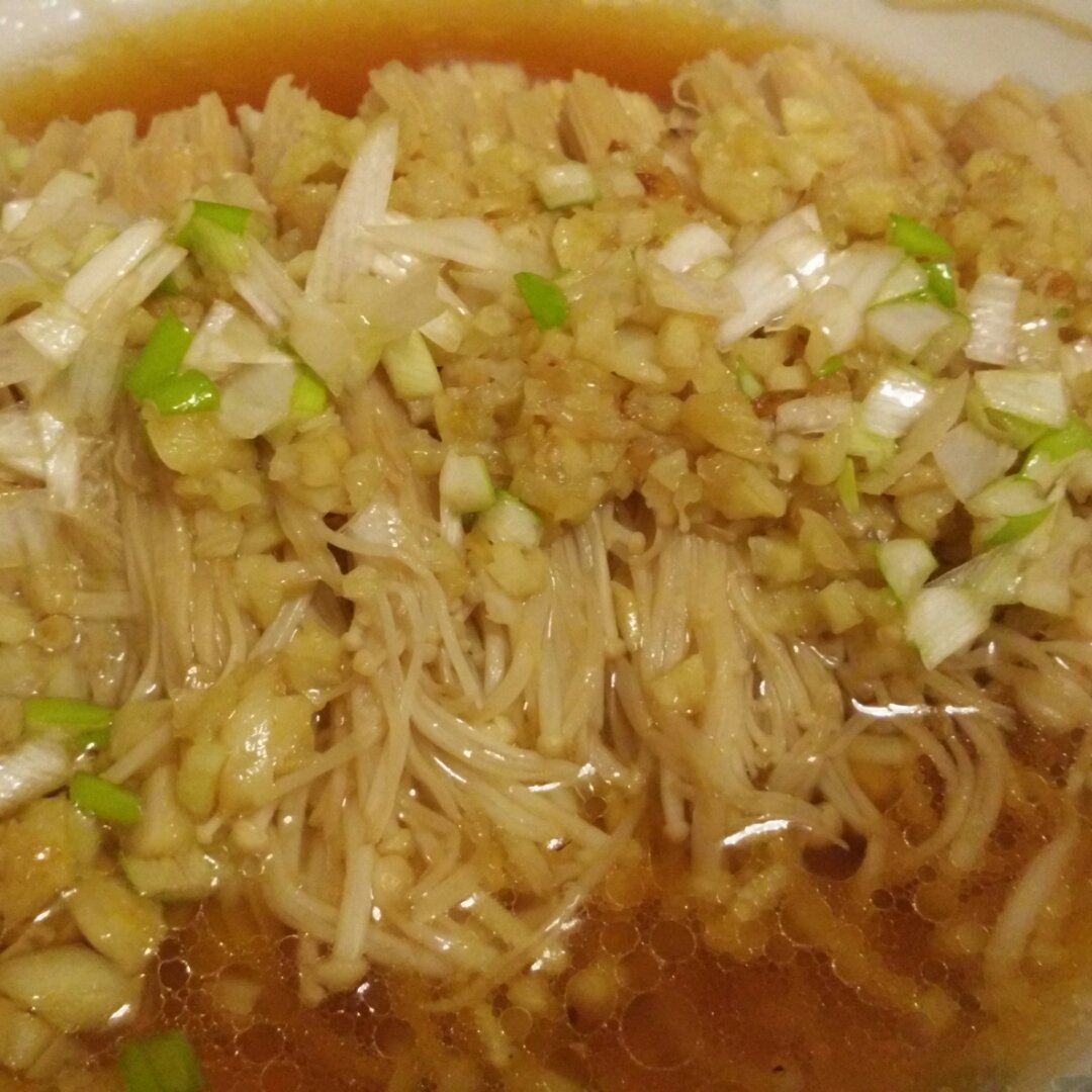蒜蓉蒸金针菇