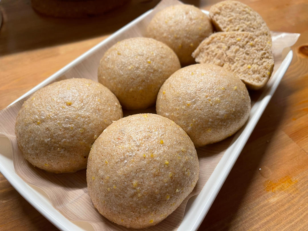 全麦馒头（一次发酵）