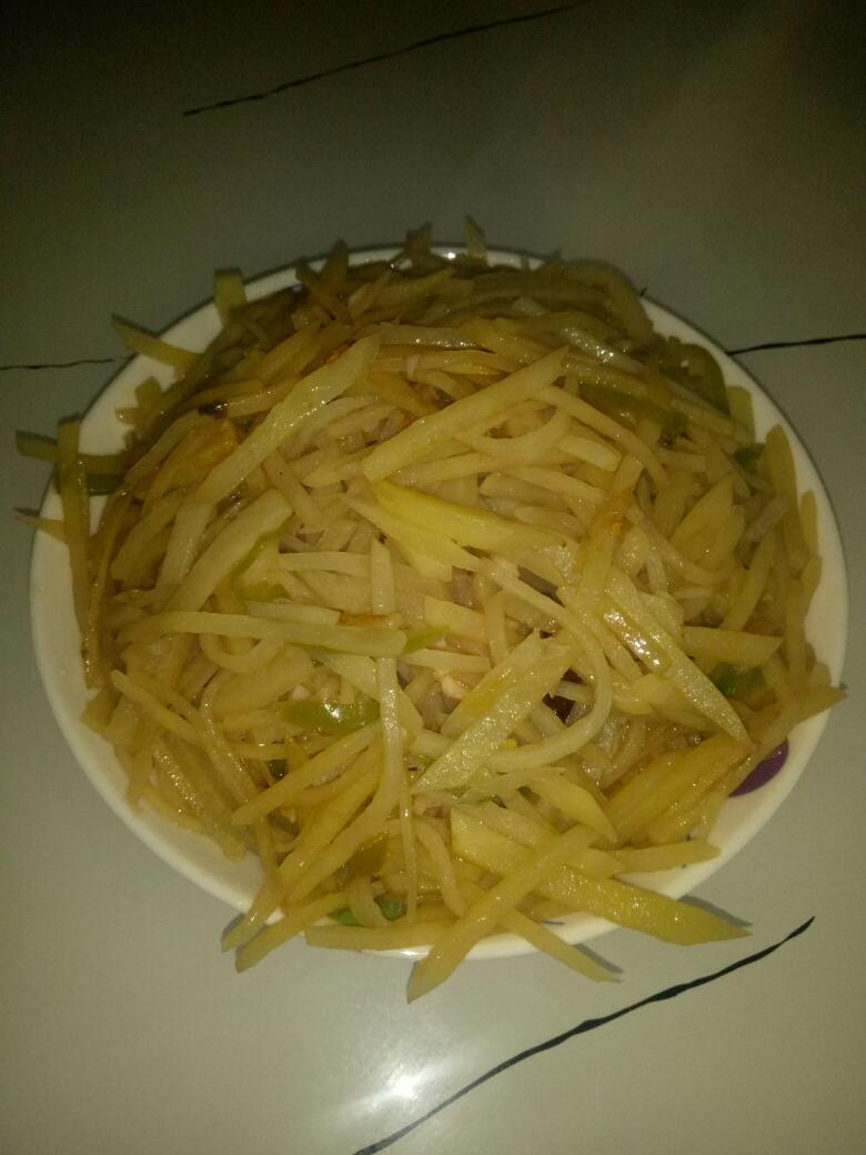 酸辣土豆丝的做法