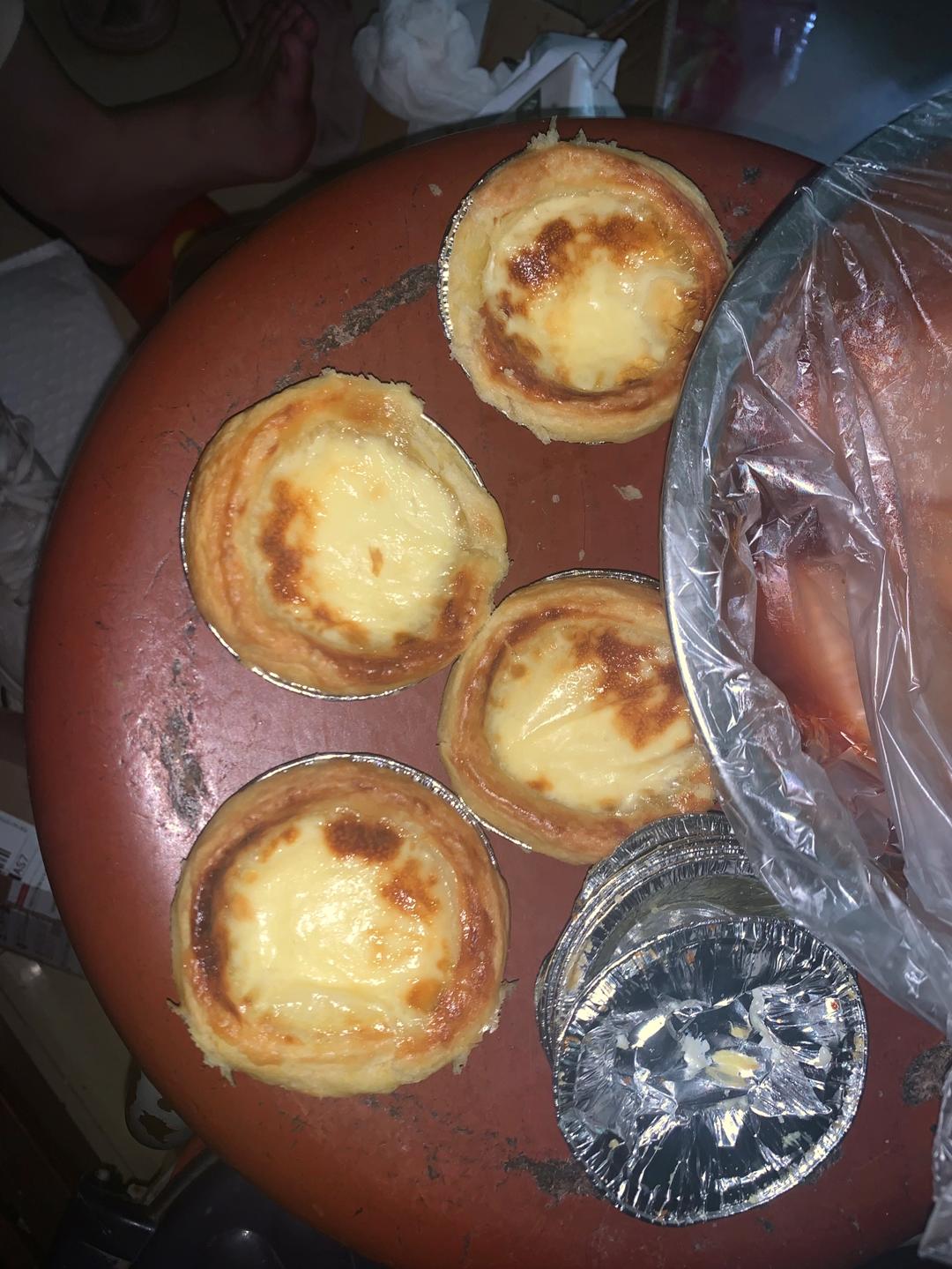 空气炸锅版全蛋葡式蛋挞『秒杀KFC』悠伴空气炸锅