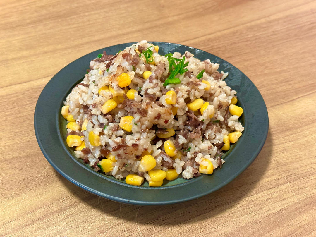日式肥牛玉米炒饭