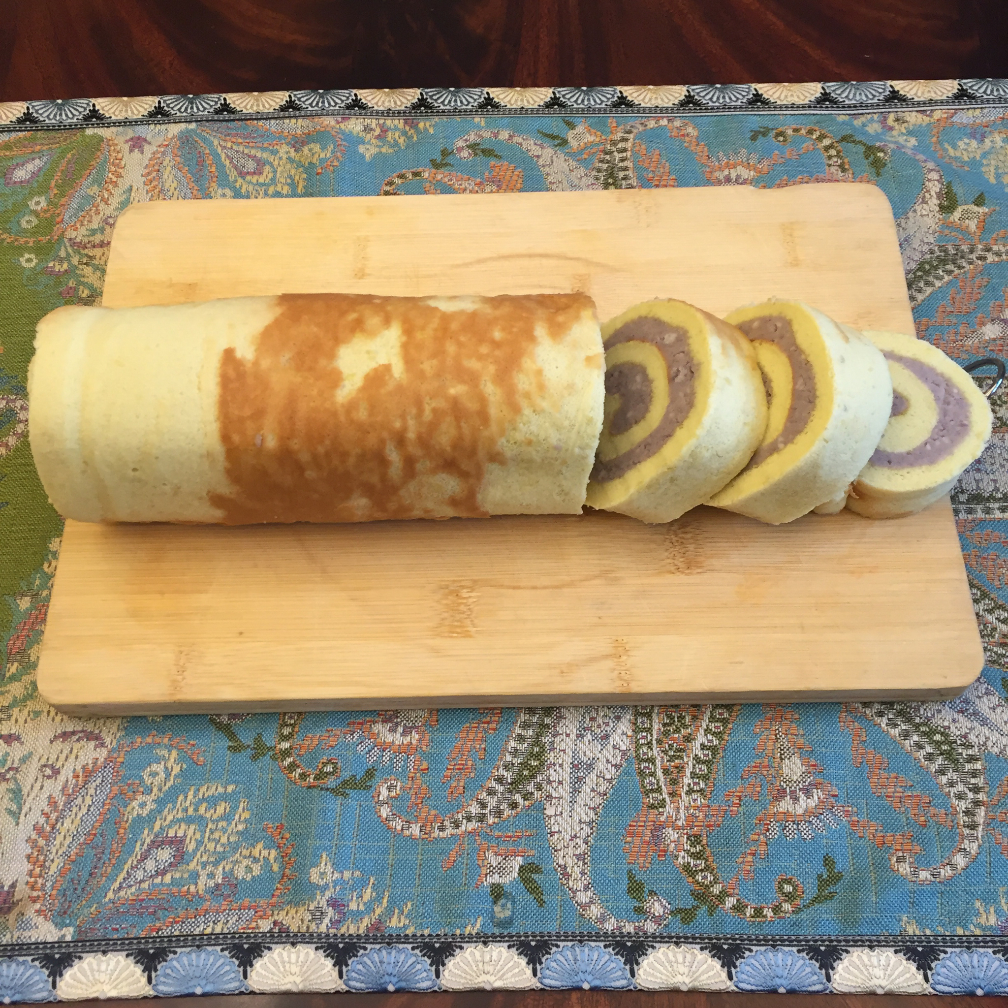 台湾芋泥蛋糕卷