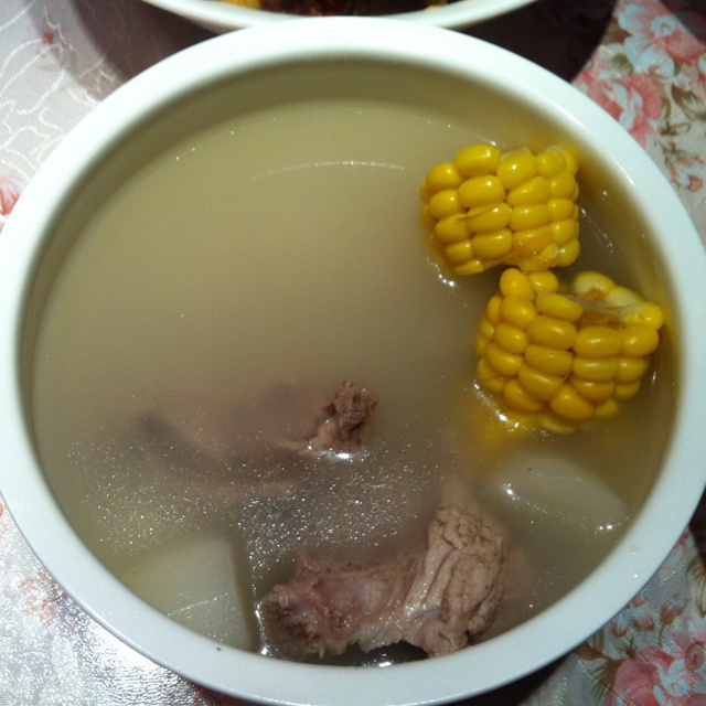 玉米山药排骨汤