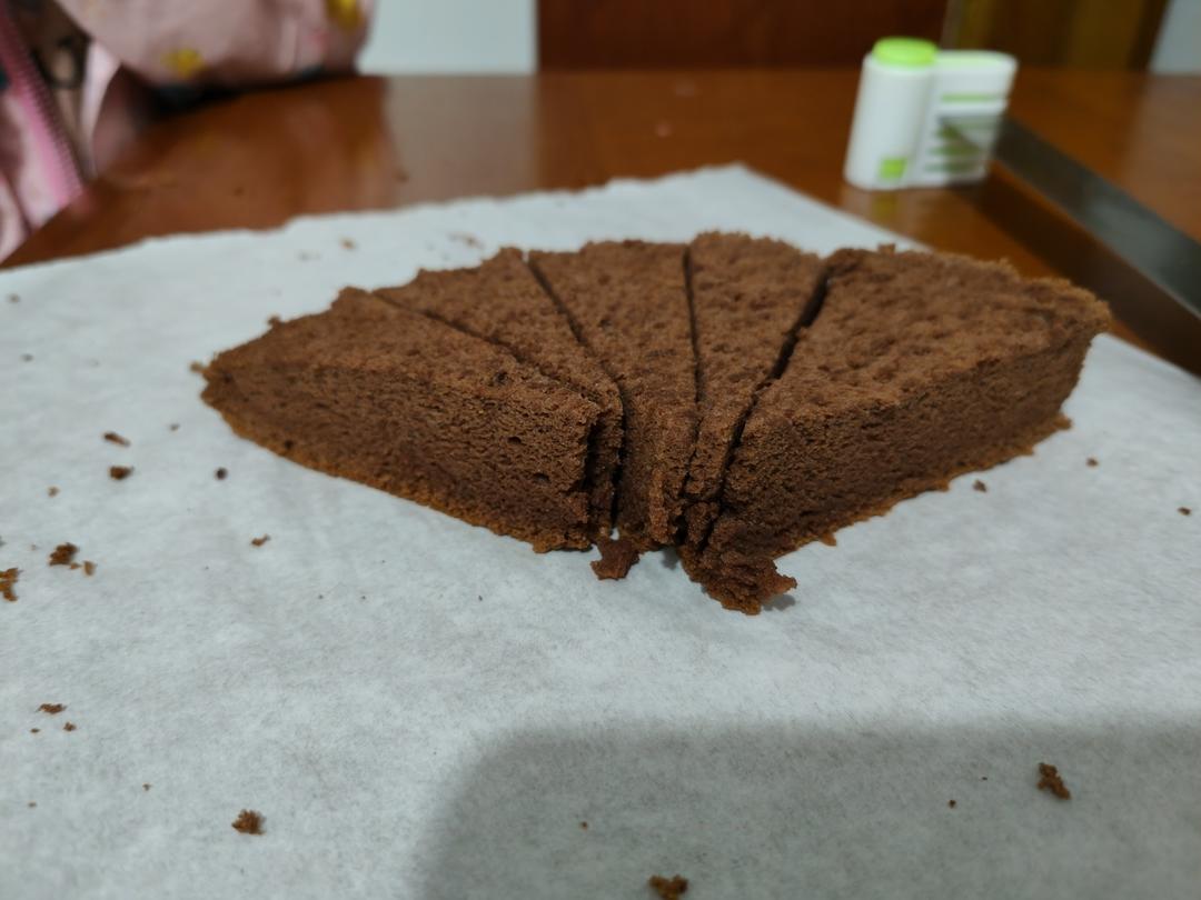 巧克力戚风蛋糕6寸(基础易成功版)