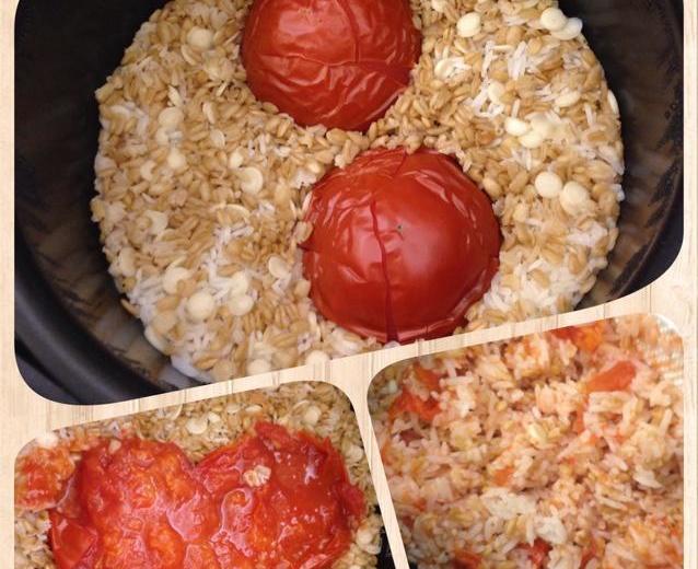 （電鍋版）番茄燉飯的做法