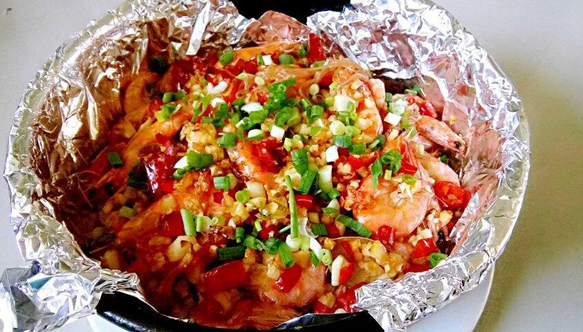 蒜蓉粉丝烤虾