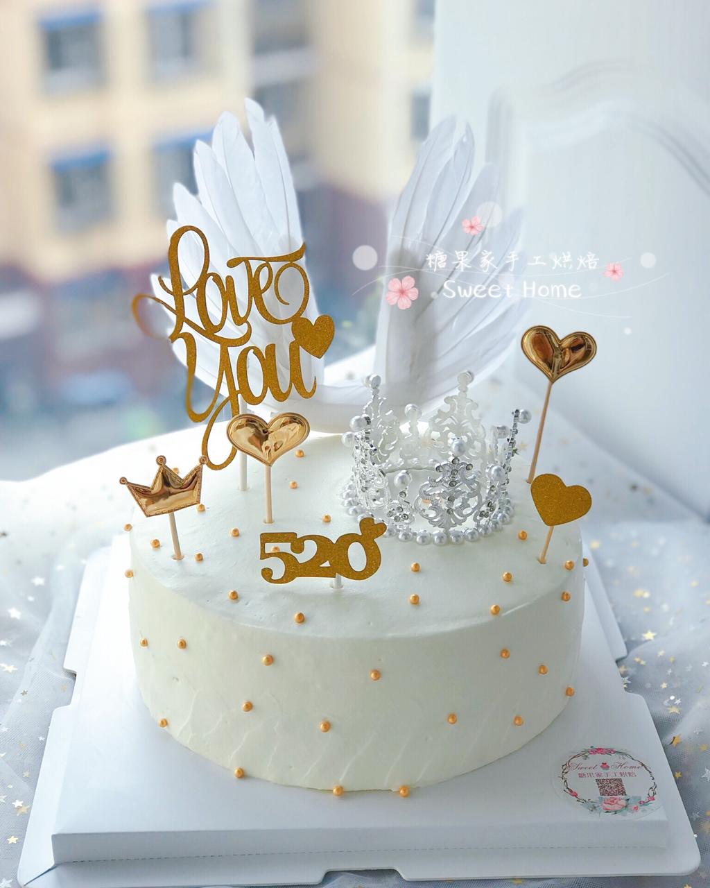 糖果百合做的myqueen主题皇冠蛋糕
