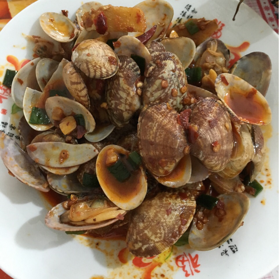辣炒花蛤