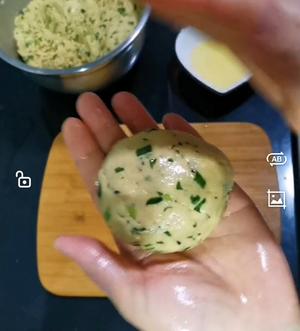 玉米面韭菜饼（瘦身主食）的做法 步骤8