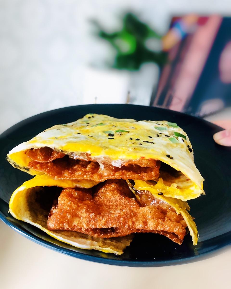 天津卫的早餐～煎饼果子