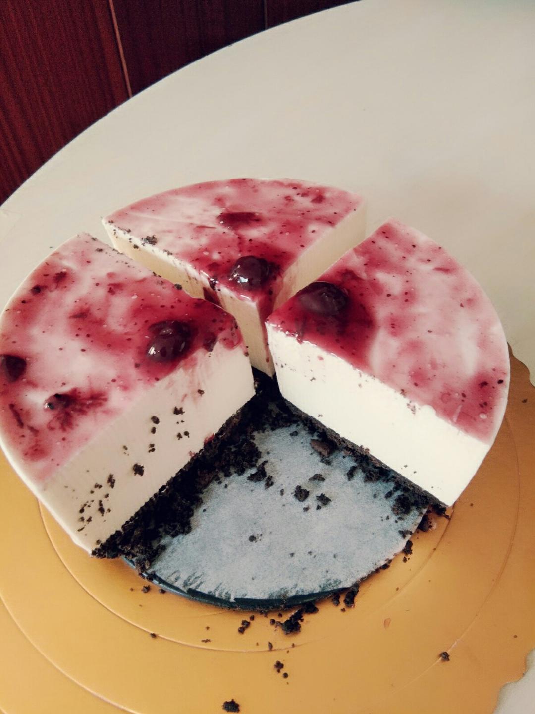 酸奶慕斯蛋糕【蓝莓】