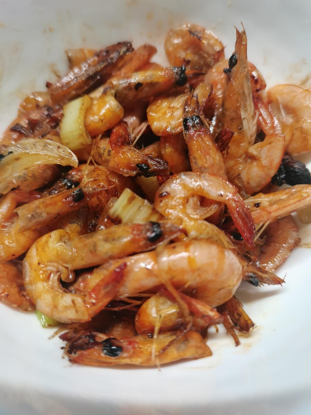 爆炒小河虾