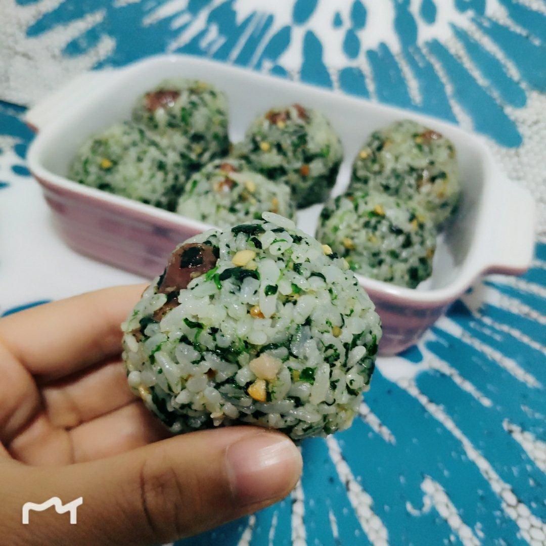 菠菜饭团（雨水便当）