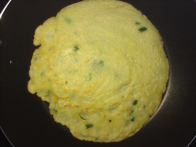 面粉鸡蛋薄饼 葱油甜面饼