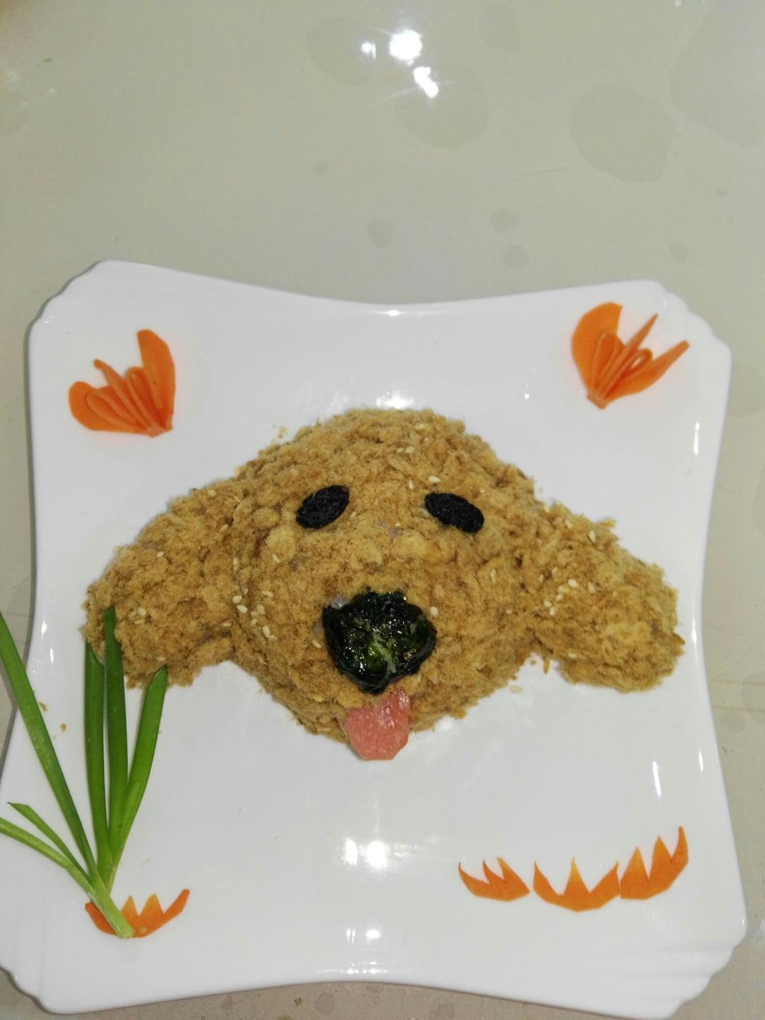 阿祖海鸭蛋黄肉松饭团