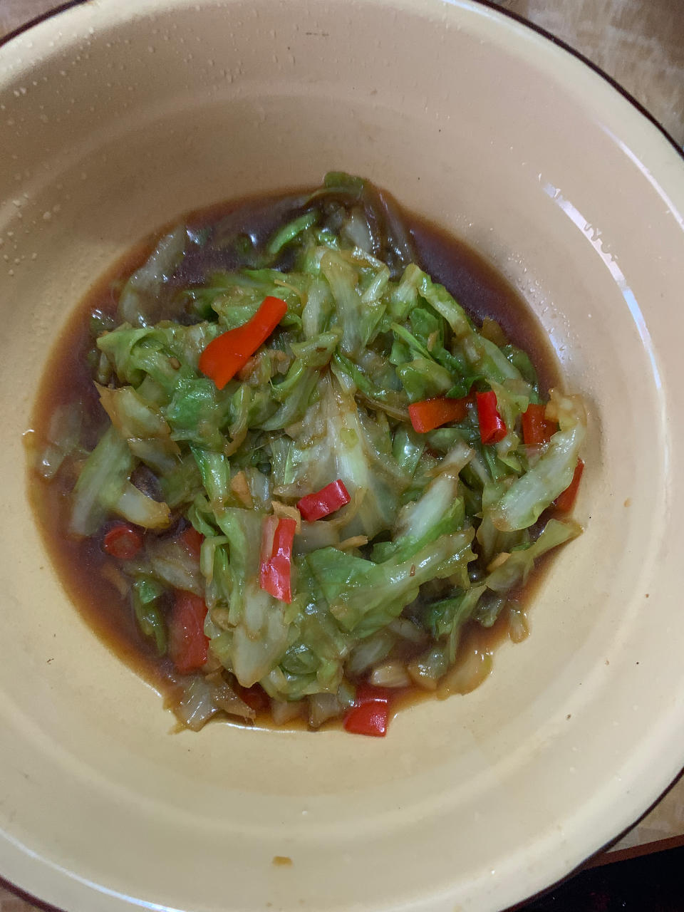 清炒包菜