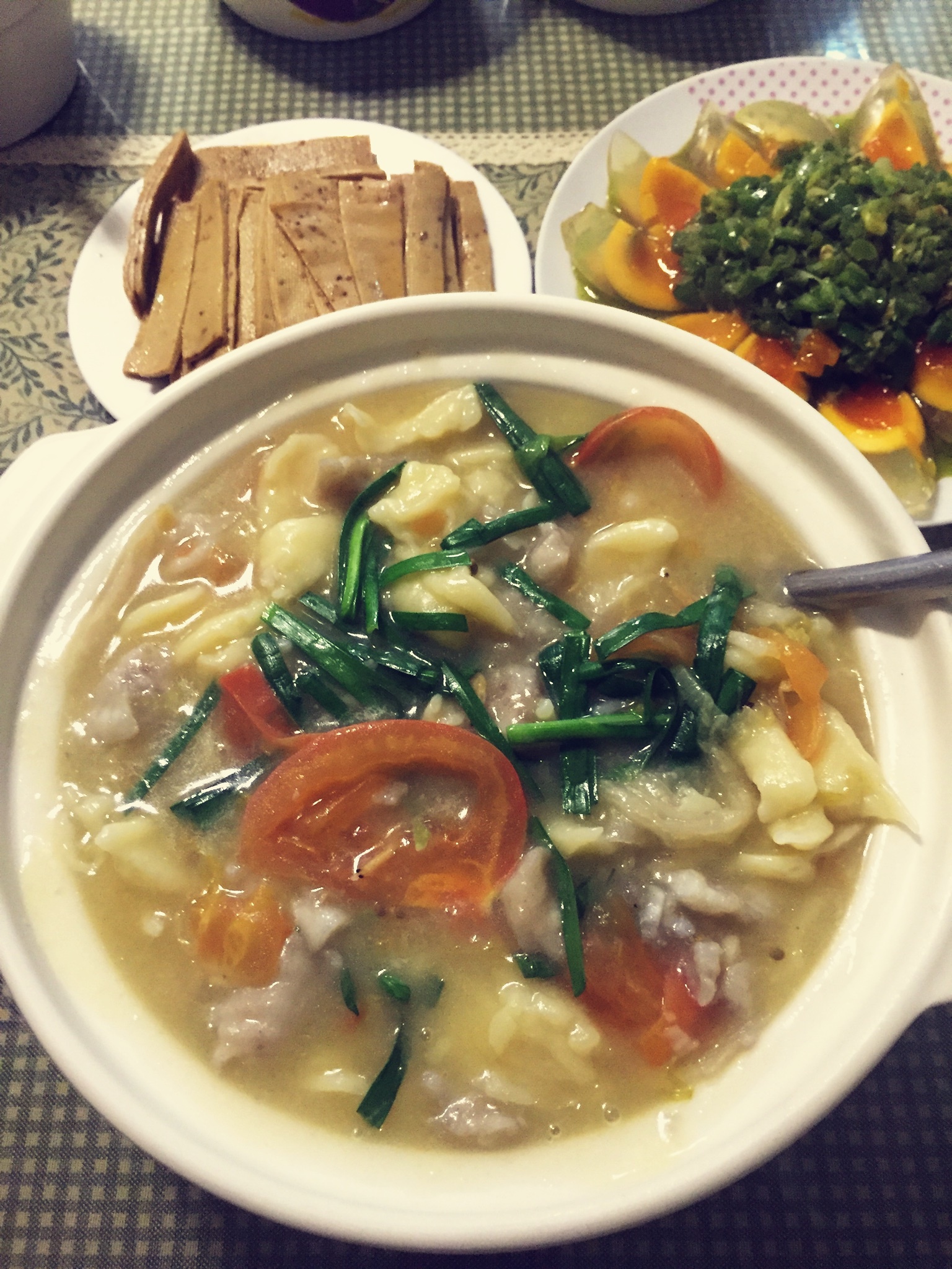 龙利鱼疙瘩汤的做法