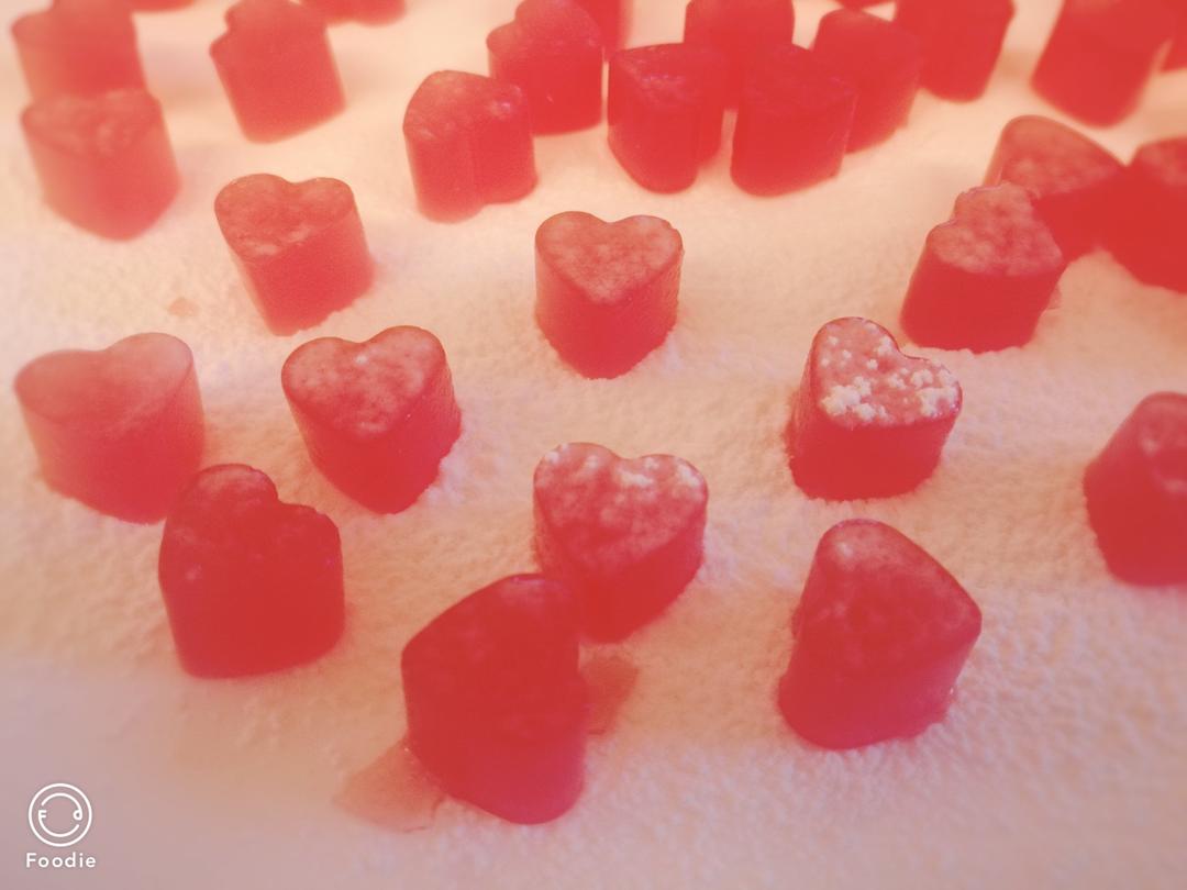 今菲曦比phoebe做的diy水果软糖