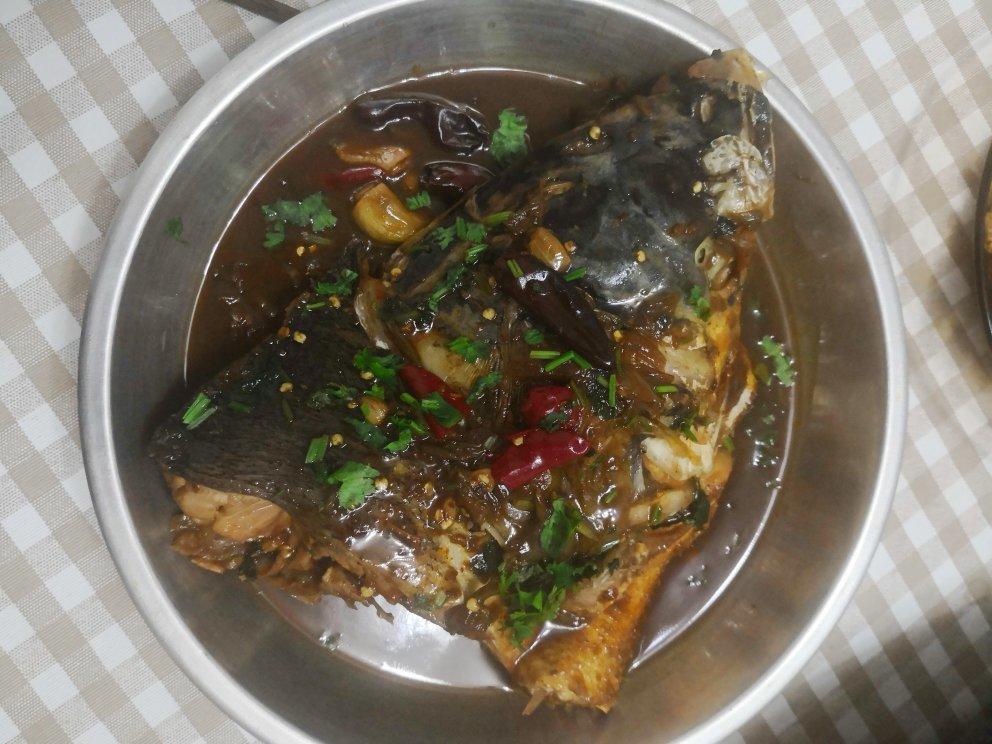 鱼头泡饼 炖鱼头（家庭版旺顺阁）