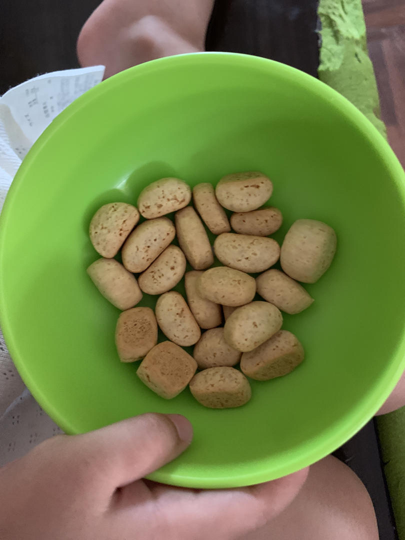 无黄油、无泡打粉、低糖少油版奶香旺仔小馒头宝宝饼干/儿童零食饼干