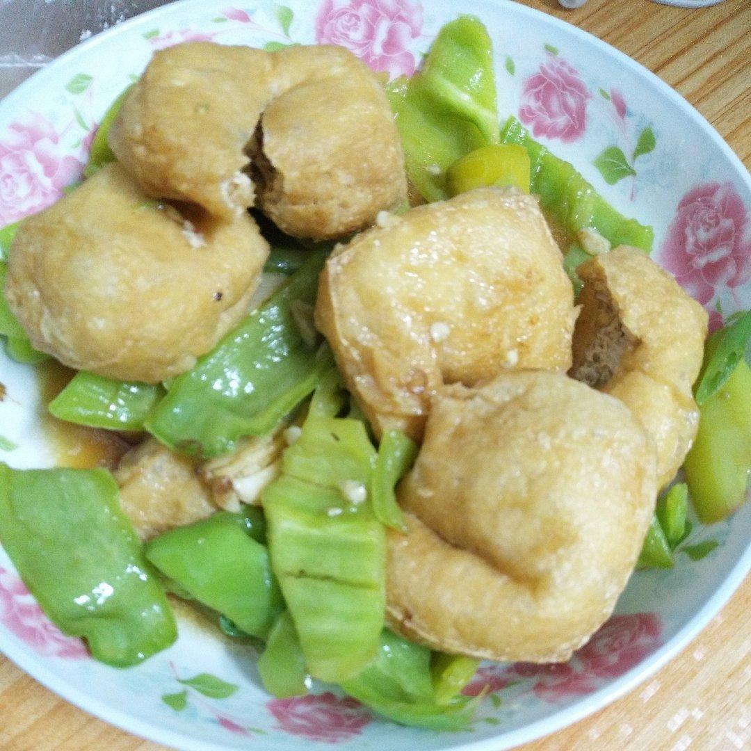青椒油豆腐——这样做比肉还好吃的油豆腐