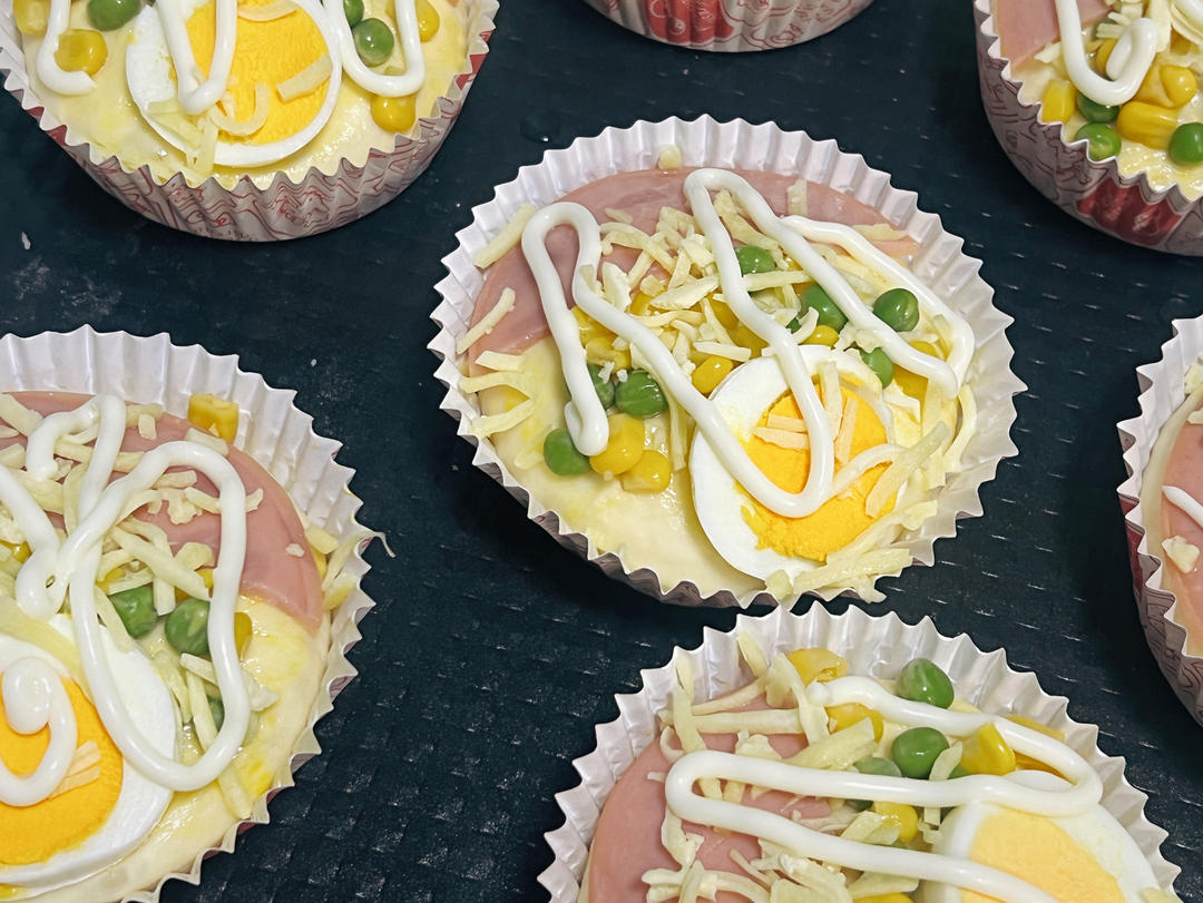 营养鸡蛋芝士面包