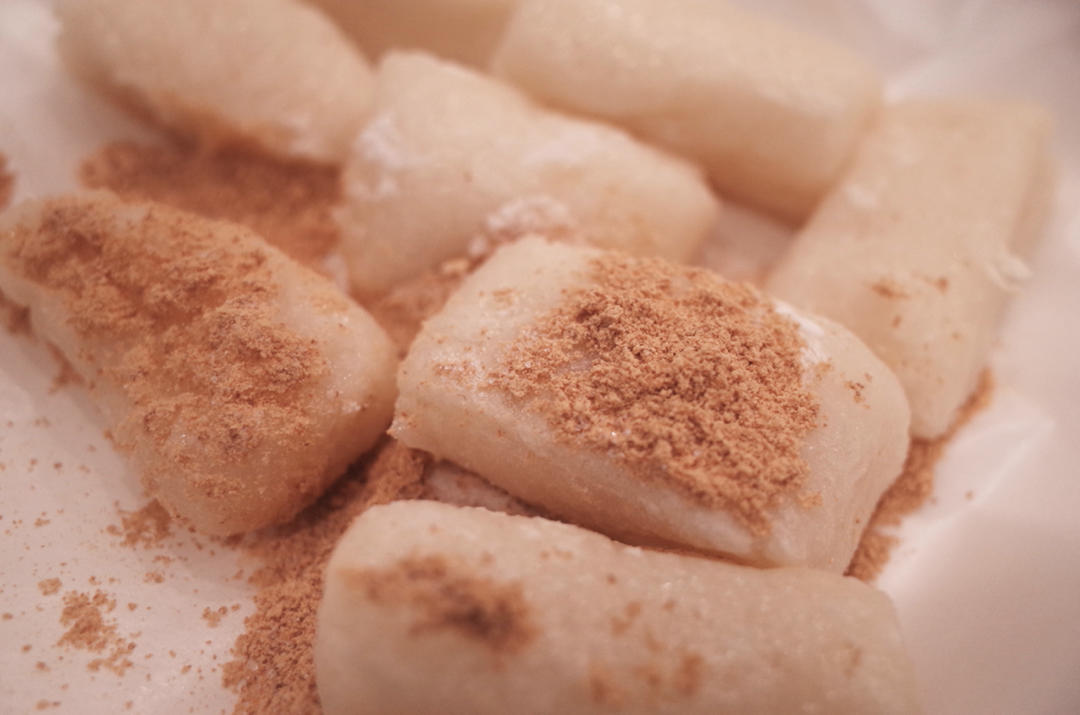 不油炸的红糖糍粑｜糯米糍粑｜糯米版｜消耗粽子