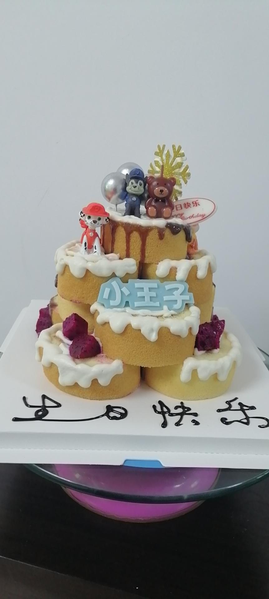 堆起来的蛋糕塔⁉️叠叠乐青提乳酪蛋糕🎂超乖