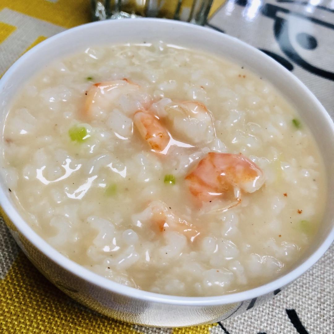 鲜虾砂锅粥