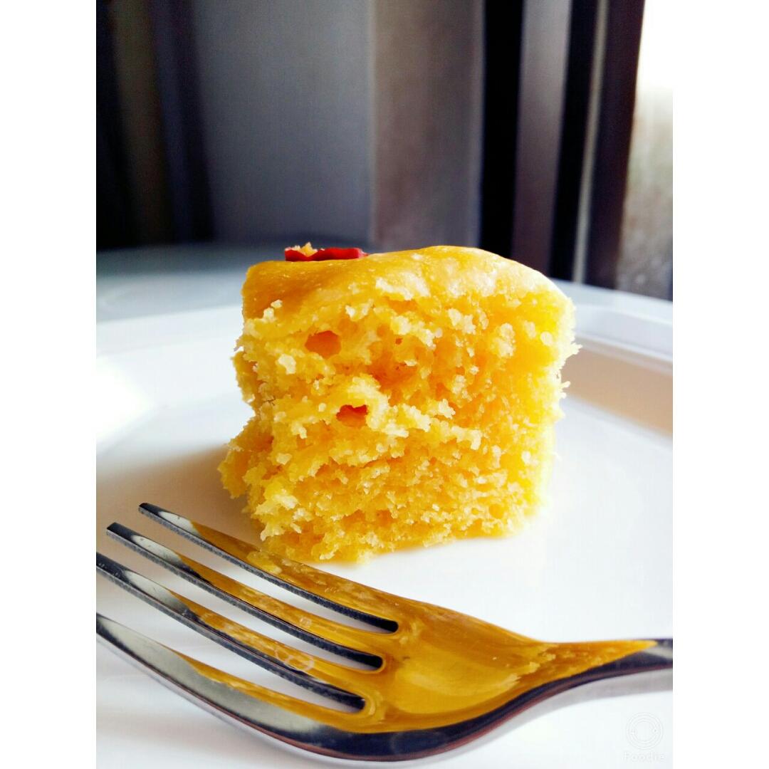 青迟的猫做的黄桃重乳酪蛋糕