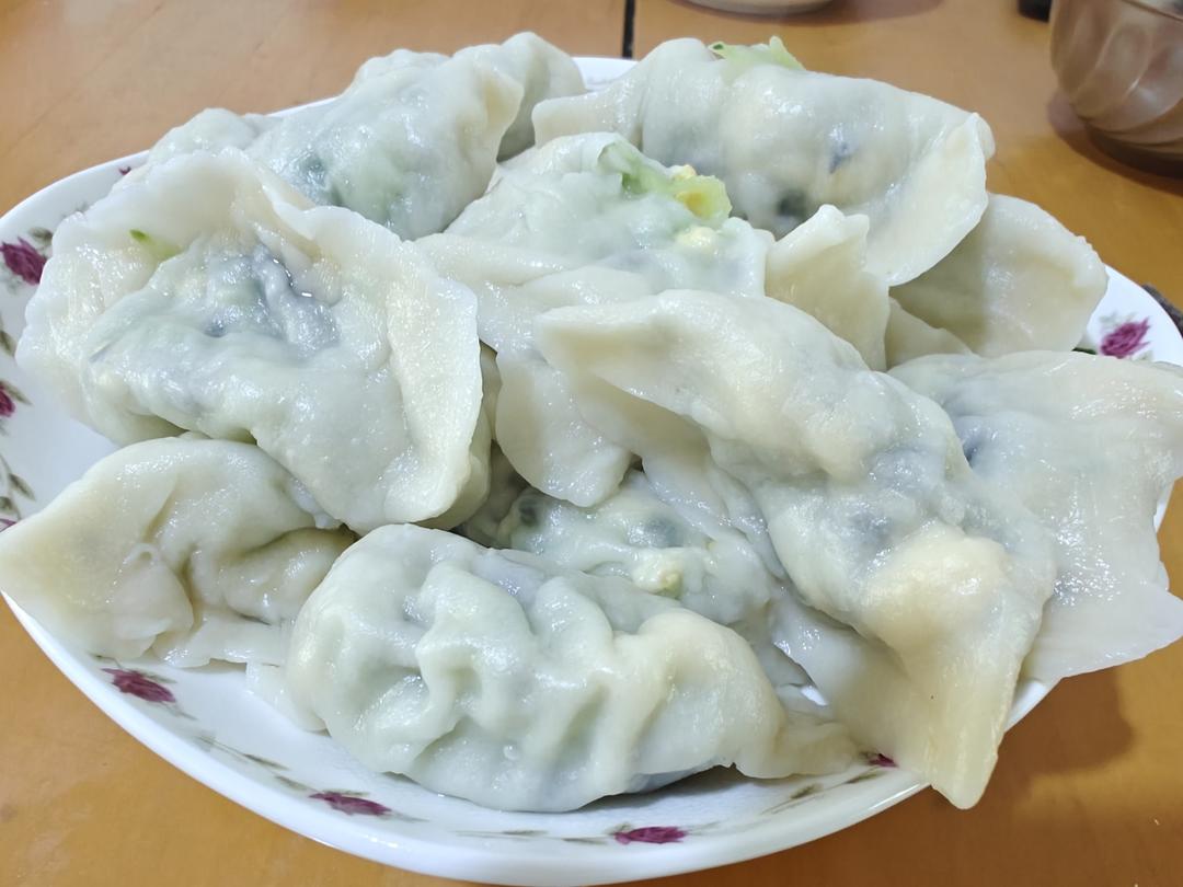 黄瓜鸡蛋木耳饺子