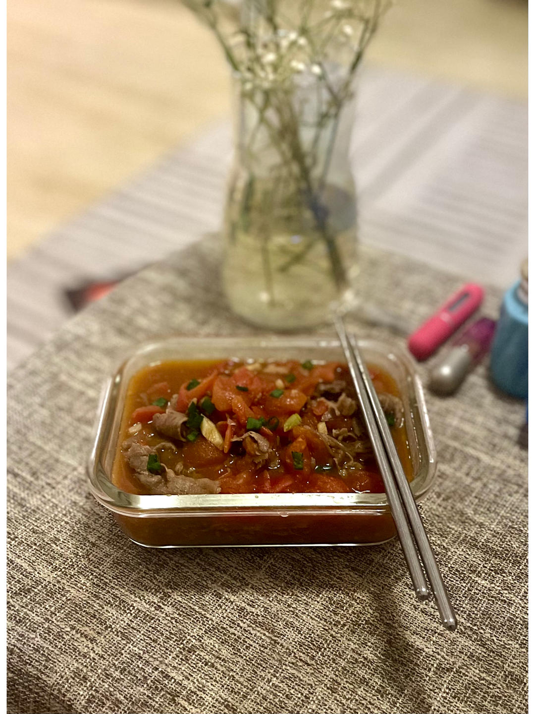 连吃一周番茄肥牛浓汤捞面！不舔光盘算我输！