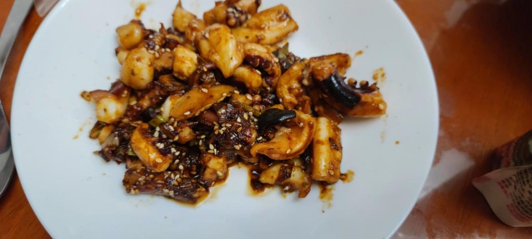 酱爆章鱼腿，隔壁孩子都馋哭了