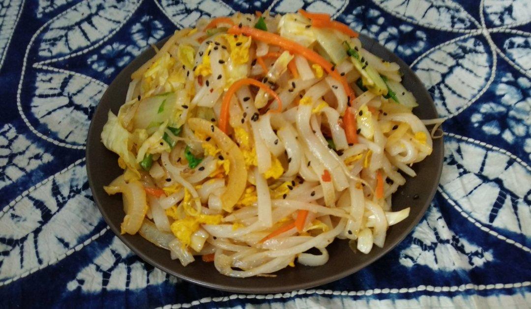 怡宝i做的炒米皮