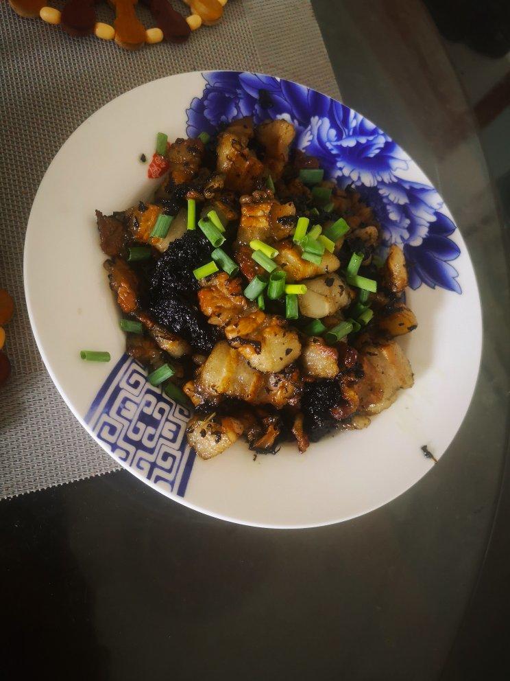 【家乡特色】五花肉炒紫菜