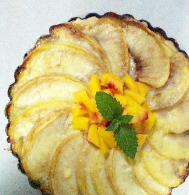 Peach and Blueberry Tart【蜜桃蓝莓塔】
