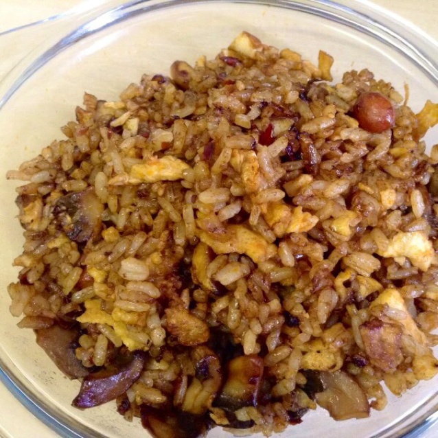 蘑菇蛋炒饭